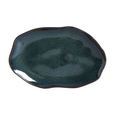 Conjunto Com 04 Travessas Oval Rasa Média 30x20 Cm Orgânico Oceano Porto Brasil