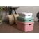 Caixa Organizadora Cube Chumbo 32 L Tampa 46 X 36 X 24,5 Cm