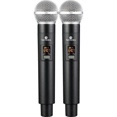 Microfone Sem Fio Harmonics Hsf-200 Duplo