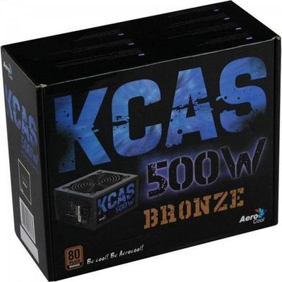 Fonte Gamer Atx Aerocool Kcas 500w 80 Plus Apfc