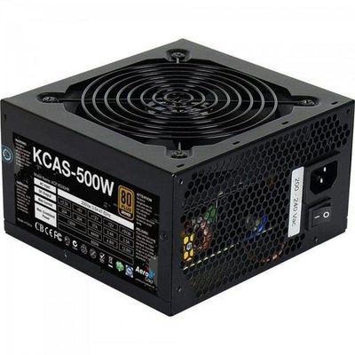 Fonte Gamer Atx Aerocool Kcas 500w 80 Plus Apfc