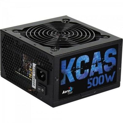 Fonte Gamer Atx Aerocool Kcas 500w 80 Plus Apfc