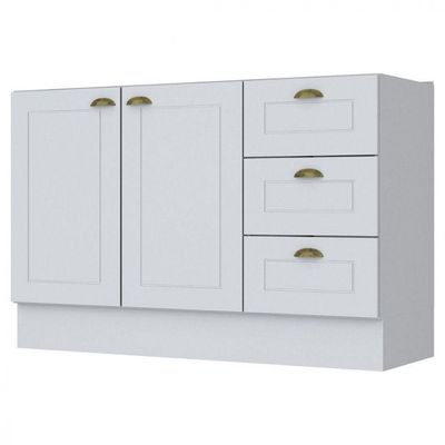 Cozinha Modulada Henn Americana 2 Peças Branco