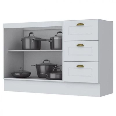 Cozinha Modulada Henn Americana 2 Peças Branco