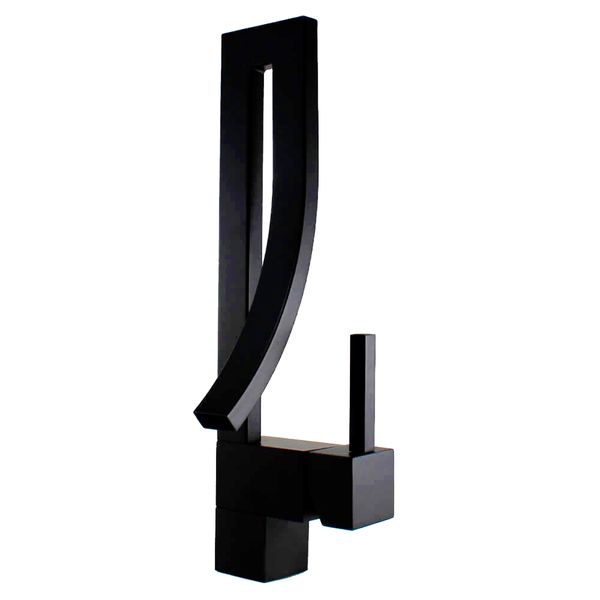 Torneira de Banheiro Lavabo Preta Black Matte Misturador Monocomando Giratória Premium