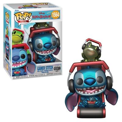 Boneco Funko Pop Plus Disney Lilo & Stitch Stitch Gamer Metá