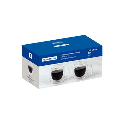 Conjunto de Xícaras Tramontina para Café 2 Peças 100 ml