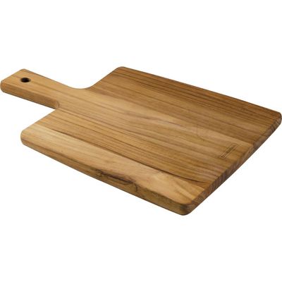 FSC Tábua Retangular Tramontina Kitchen em Madeira Teca com Cabo 34x23 cm