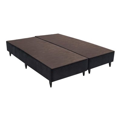 Base Camurça Preto Queen (158X198X23) Ortobom