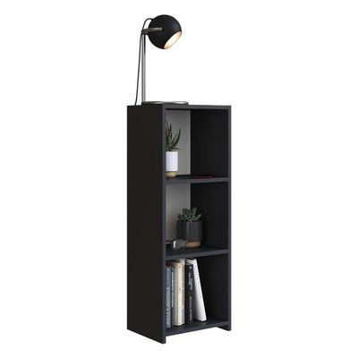 Mesa De Cabeceira Com Prateleiras Multimóveis Cr35101 Preta