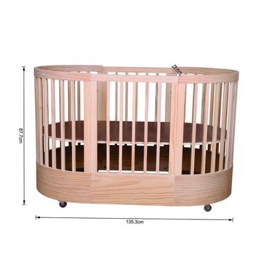 Berço Infantil Progressivo Wave 3 Em 1 Divicar Nature