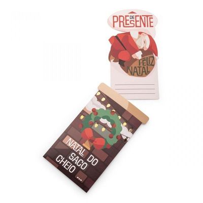Cartao De Natal Saco Cheio De Presentes