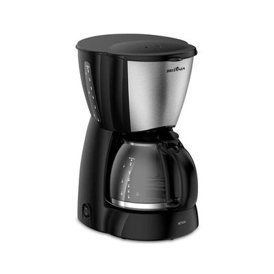 Cafeteira Elétrica Britânia BCF32A 1,28L Preta Inox 110V