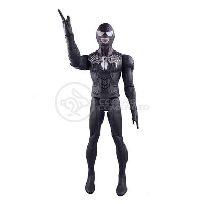 Boneco Articulado 30Cm Action Ação Do Spiderman Venom Marvel