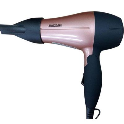 Secador De Cabelo Rosa Manual Profissional 1200w Bivolt
