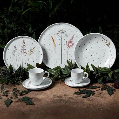 Conjunto De Pratos Fundos 06 Peças Bio Floralis Porto Brasil