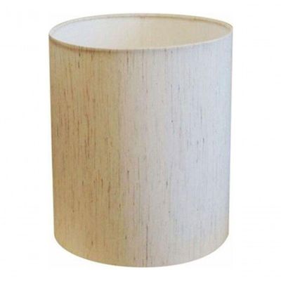 Cúpula Abajur E Luminária Cilíndrica Vivare Cp-7001 ø13x15cm - Bocal Nacional Linho Bege