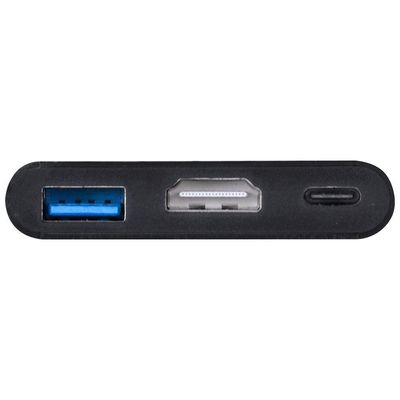 Adaptador Hub Usb Tipo C X Usb Tipo C, Hdmi 4K, Usb 3.0, 5Gbps 20Cm - Hchuc-20