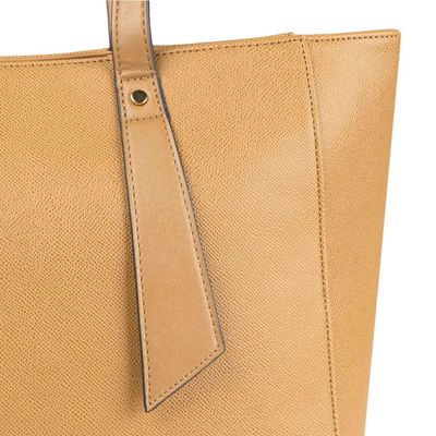 Bolsa Feminina Grande Tote Com Alça Alongada Bege G / Bege