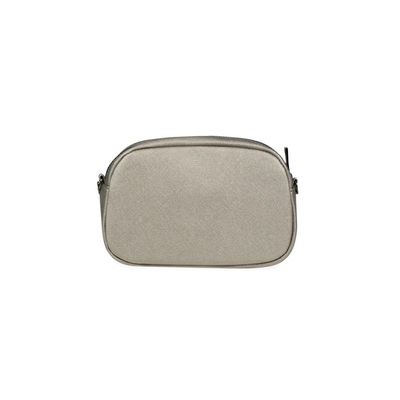 Mini Bolsa Feminina Transversal Com Correntes Ônix U / Ônix