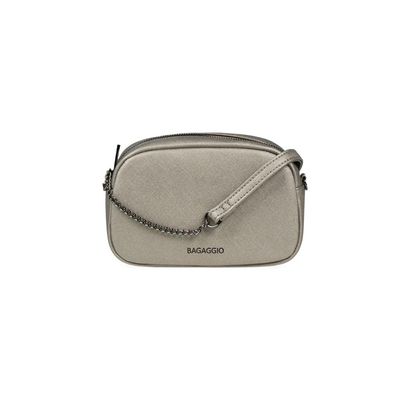 Mini Bolsa Feminina Transversal Com Correntes Ônix U / Ônix
