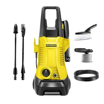 Lavadora de Alta Pressão Kärcher K2 Plus Car Kit Automotivo 1740 PSI 1400W com Canhão de Espuma e Escova 220V