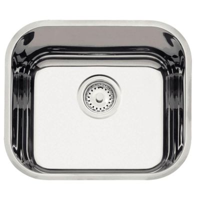 Cuba de Embutir Cozinha Tramontina Lavínia 40 BL em Aço Inox Alto Brilho 40x34cm