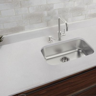 Cuba de Embutir para Pia Cozinha 56x34cm Tramontina Aço Inox Escovado Lavínia 56 BL