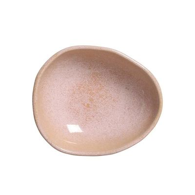 Conjunto de Cumbucas Oval Orgânico Litchi 265ml 6 Peças Porto Brasil Rosa