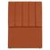 Cabeceira Solteiro 90 Cm Com Frame Dalia Suede Terracota Artte Terracota