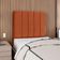 Cabeceira Solteiro 90 Cm Com Frame Dalia Suede Terracota Artte Terracota