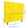 Cabeceira Casal 140 Cm Com Frame Belgica Suede Amarelo Artte Amarelo