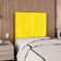 Cabeceira Solteiro 100 Cm Com Frame Belgica Suede Amarelo Artte Amarelo