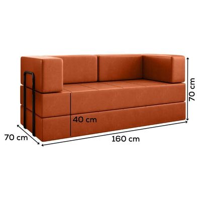 Sofa Cama Modular 2 Lugares 160 Cm New Monaco Corino Dallas Vconcept New Dallas