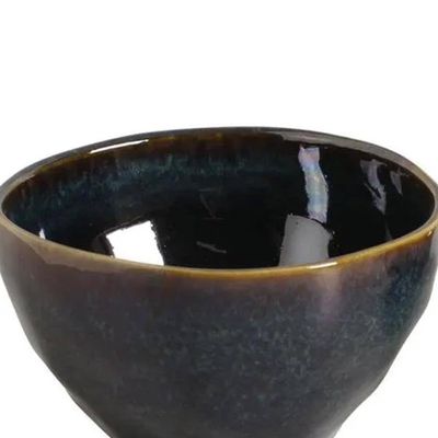 Conjunto de Bowls Orgânicos Oceano em Stoneware 558ml 6 Peças Porto Brasil Azul
