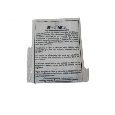 Ebulidor Resiswal Mod Wb Elétrico 1.000 Wts 220v Aluminio