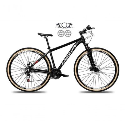 Bicicleta Aro 29 Absolute Nero 5 Alumínio Freio Hidráulico 24v Garfo Suspensão Mtb preto Tam: 15