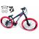Bicicleta Aro 26 Vikingx Tuff Câmbios Shimano Freio Hidráulico 21v Freeride Aro Vmaxx Flame preto-rosa X25