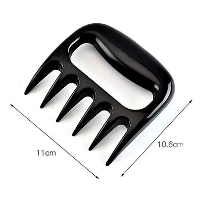 Kit 3 Peças Para Churrasco Faca Garra Amolador Preto