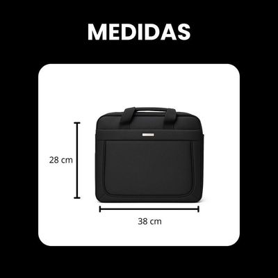Pasta De Trabalho Masculina Executiva Para Notebook Reforçada Impermeável Em Poliéster  Plus  Yin's