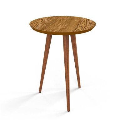 Mesa Lateral/Apoio Canto 62Cm Sala Luna Patrimar Cumarú