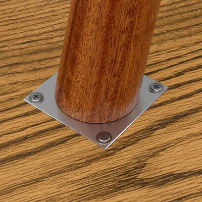Mesa Lateral/Apoio Canto 62Cm Sala Luna Patrimar Cumarú