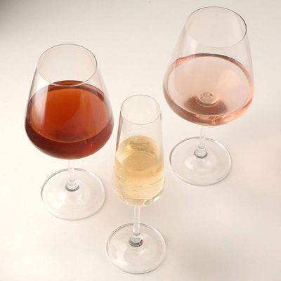 Conjunto de Taças para Champanhe Corvus em Cristal 160 ml 6 Peças Hauskraft Transparente