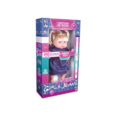Boneca Milk Girls Jeans Nova Coleção Cantigas