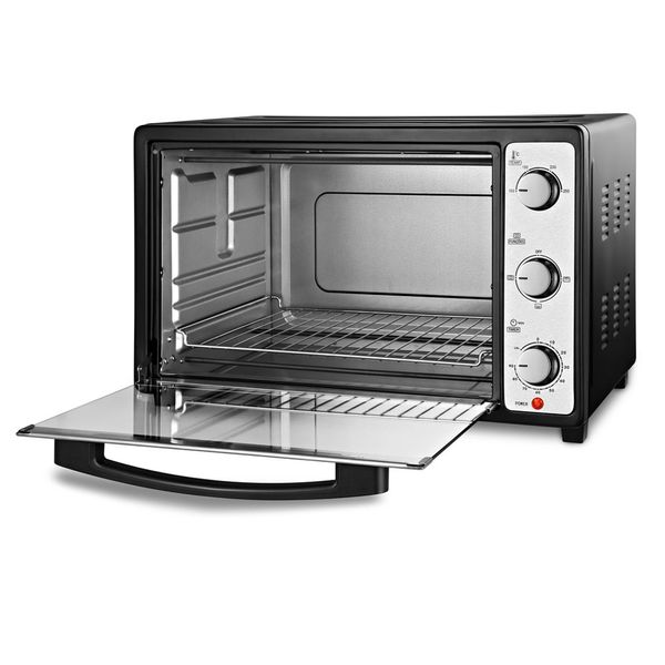 Forno Elétrico 52L Modial Grand Family II 1800W FRN-52-B Preto e Inox 220V