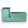 Organizador De Mesa- Maquiagem - Porta Treco - Caneta 3 Peças Linha Loft Turquesa