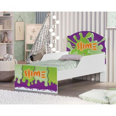 Mini Cama Slime Menino Com Colchão