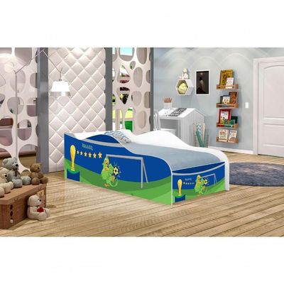Mini Cama Fun Copa Do Mundo Infantil Com Colchão
