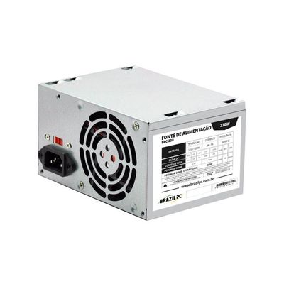 Fonte Alimentação Pc PC BPC-230 230W Prata