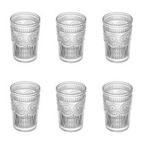 Conjunto De Copos De Vidro Para água 6 Peças 380 Ml Mandala Wolff